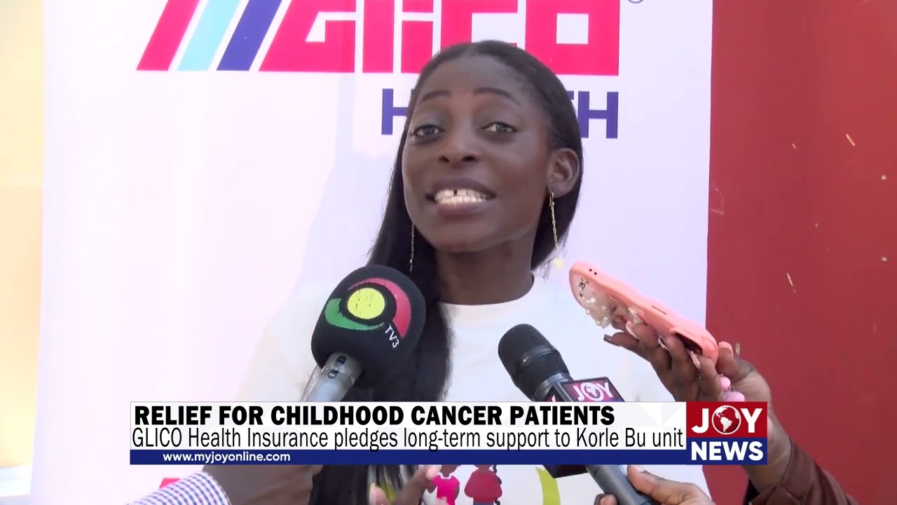 Relief for childhood cancer patients: GLICO Health Insurance pledges long-term support to Korle Bu.