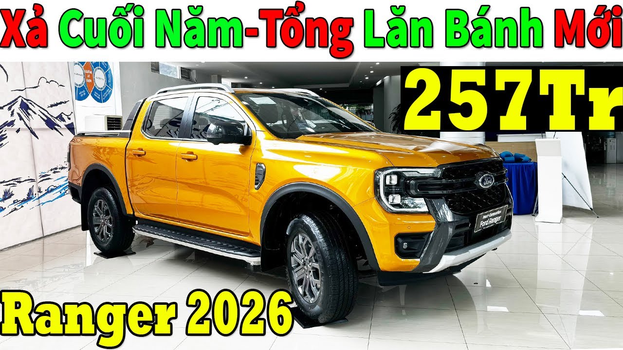 ✅Giá Khuyến mại Bán Tải Ford Ranger Cuối Năm Giảm Hơn 80Tr| Giá Lăn Bánh Ford Ranger Mới | Topcarvn