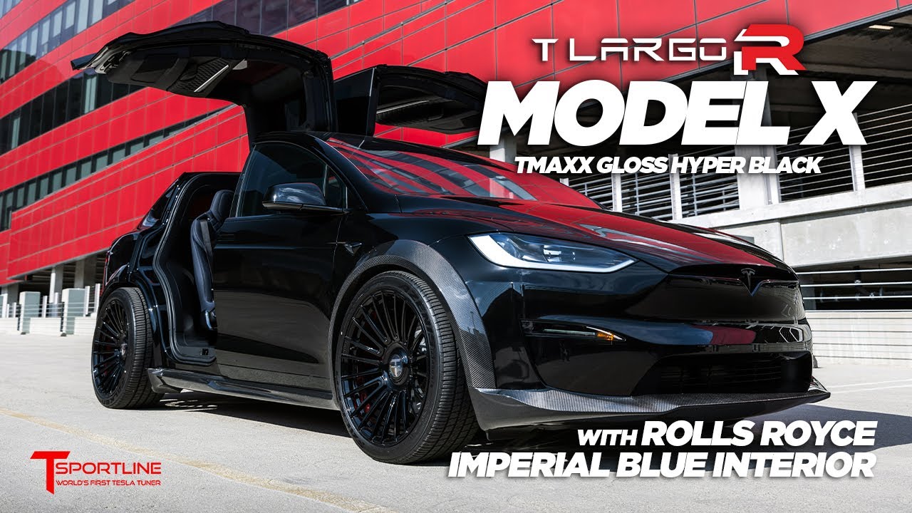 2025 Tesla Model X TLargo-R 💎 Wide Body Carbon Fiber Sport Package & Bespoke Custom Interior Build