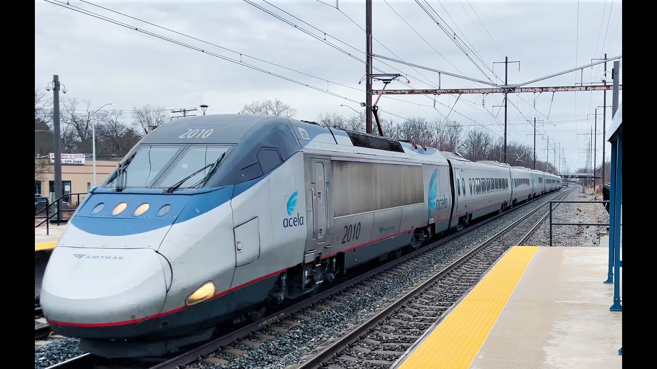 Amtrak’s going over 100mph, MARC and CSX trains at Seabrook, MD