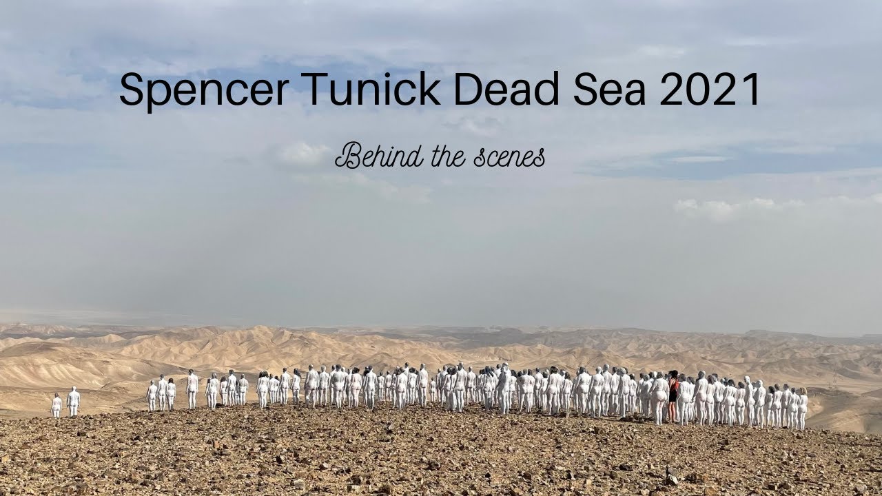 Spencer Tunick - behind the scenes of the Dead Sea project 2021