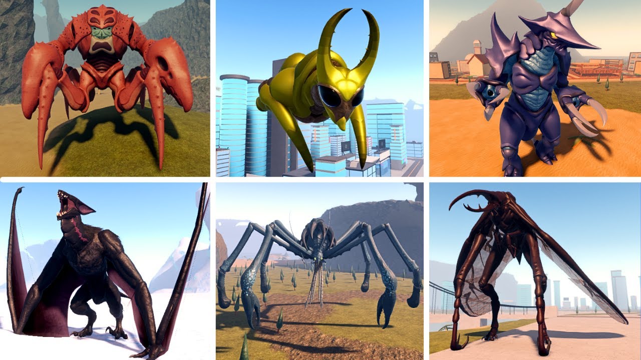 KAIJU´S NEW modified *saiba tudo* in KAIJU UNIVERSE😱- Comparason