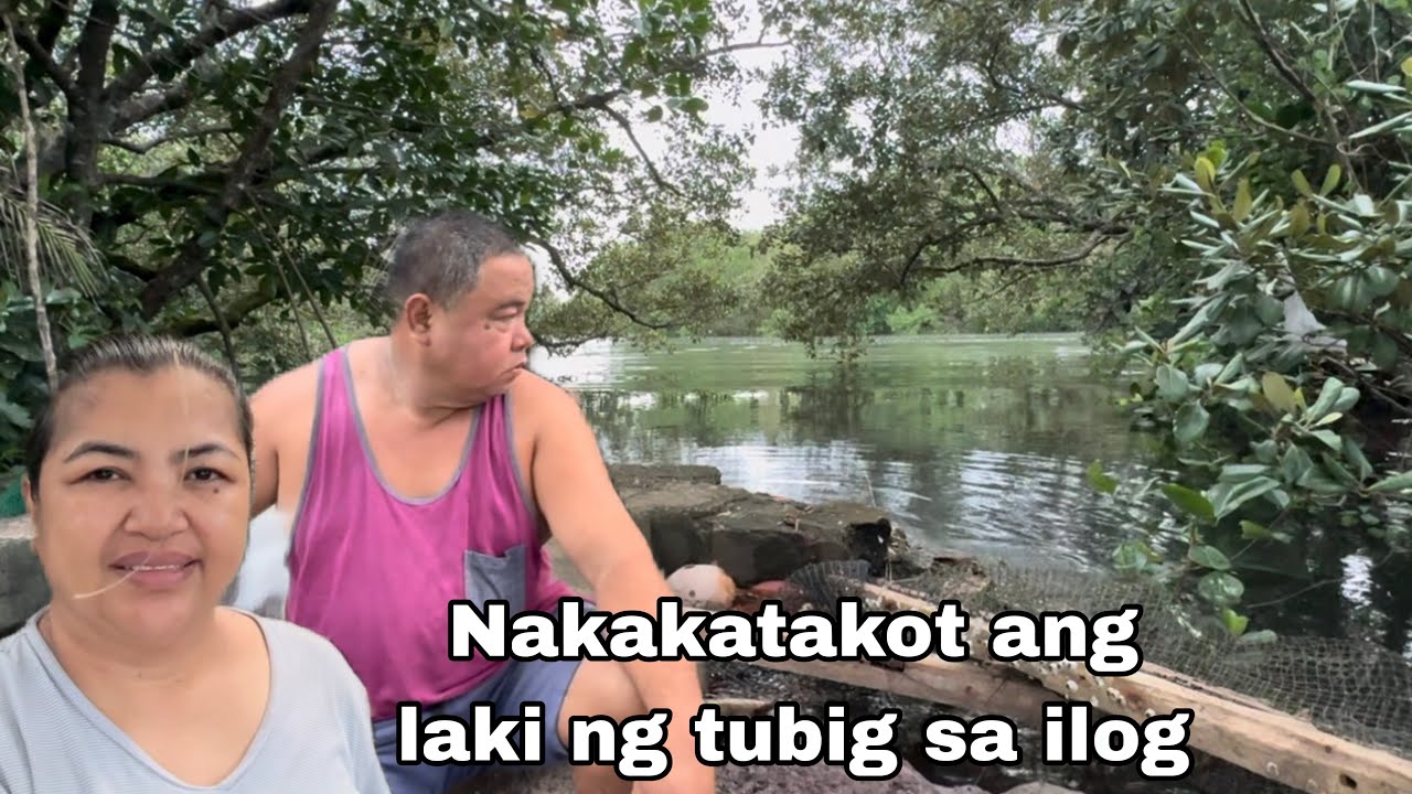 Nakakatakot ang laki ng tubig sa ilog 