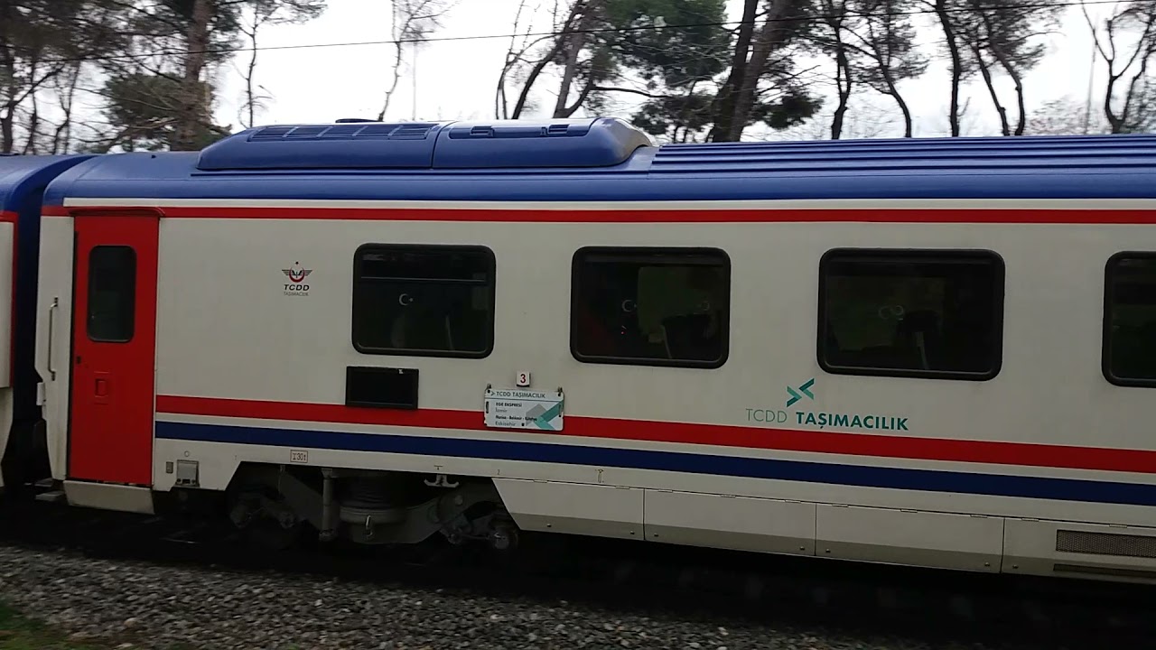 TCDD DE 33074+E68055 Ege Ekspresi İzmire Gidişi E 68055 Arızalıdır.