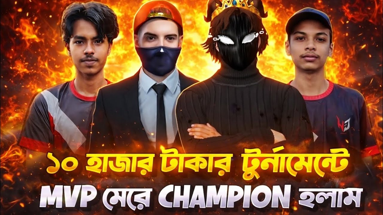 ১০ হাজার টাকার টুর্নামেন্টে MVP মেরে CHAMPION হলাম 🔥 | Insane Clutch Gameplay 😱