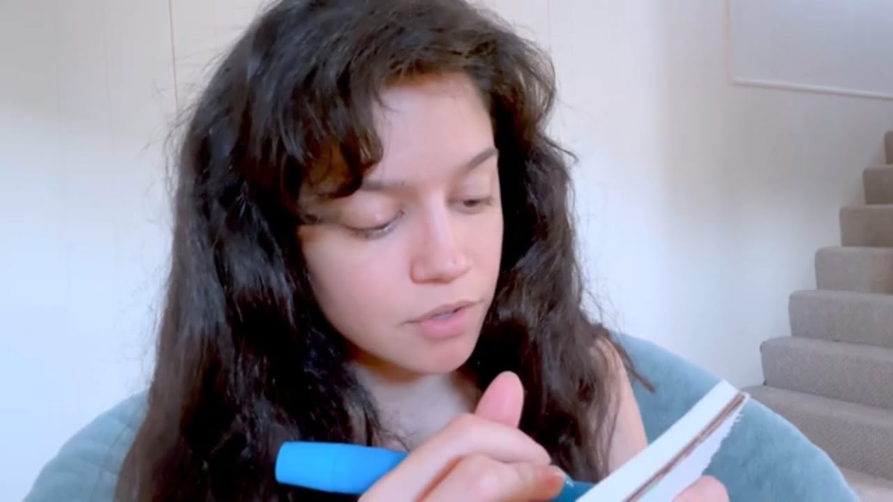 asmr • softly sketching you for art school project