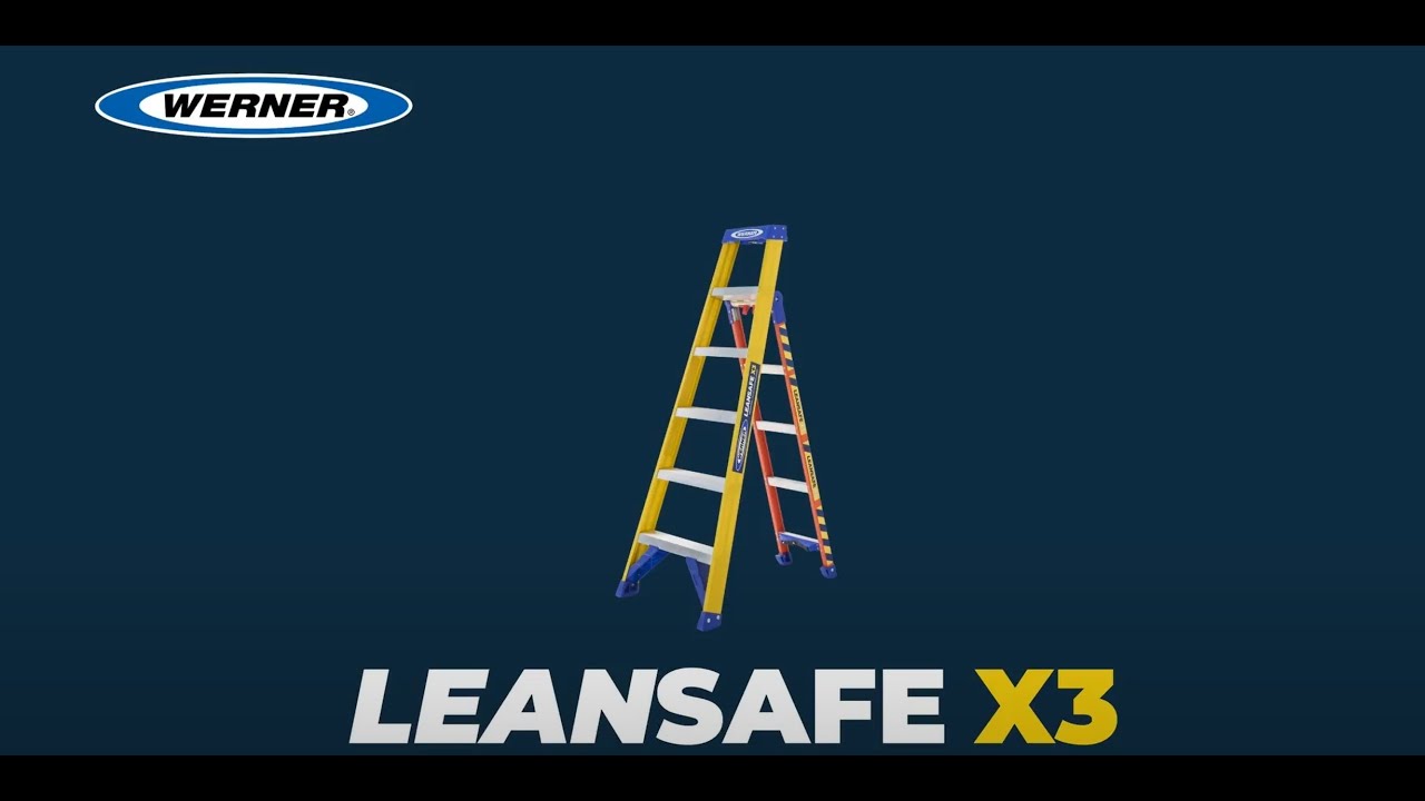 Werner Fibreglass 3x Combination Ladder | Toolstation
