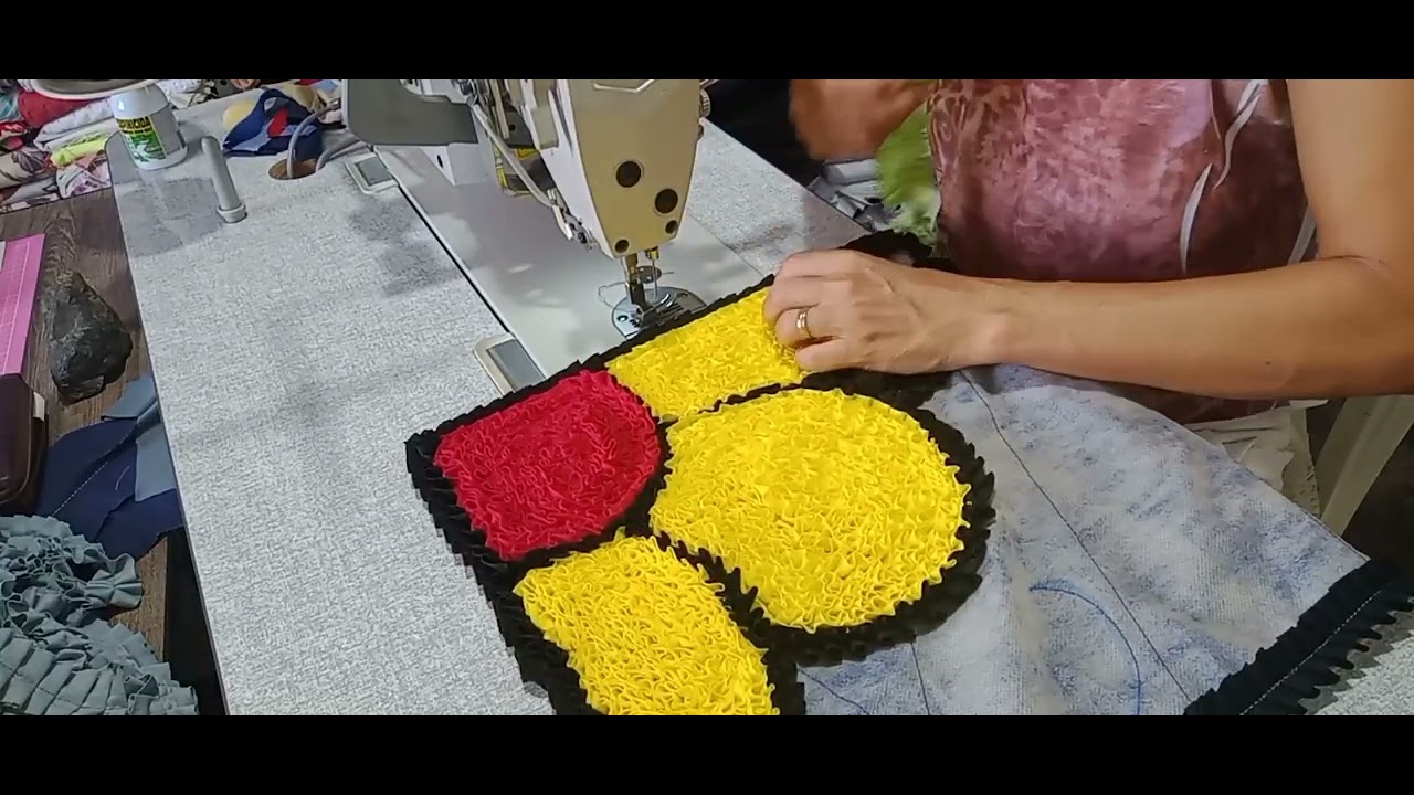 Tapete frufru de reaproveitamento criativo