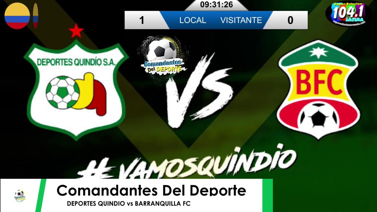 DEPORTES QUINDIO VS BARRANQUILLA FC