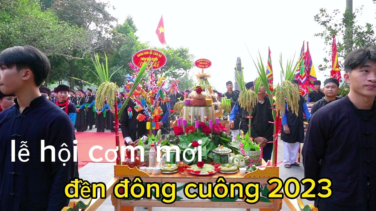 ĐẶC SẮC lễ hội cơm mới đền đông cuông 2023 / phần 1 rước lễ vào đền / Sa vlog