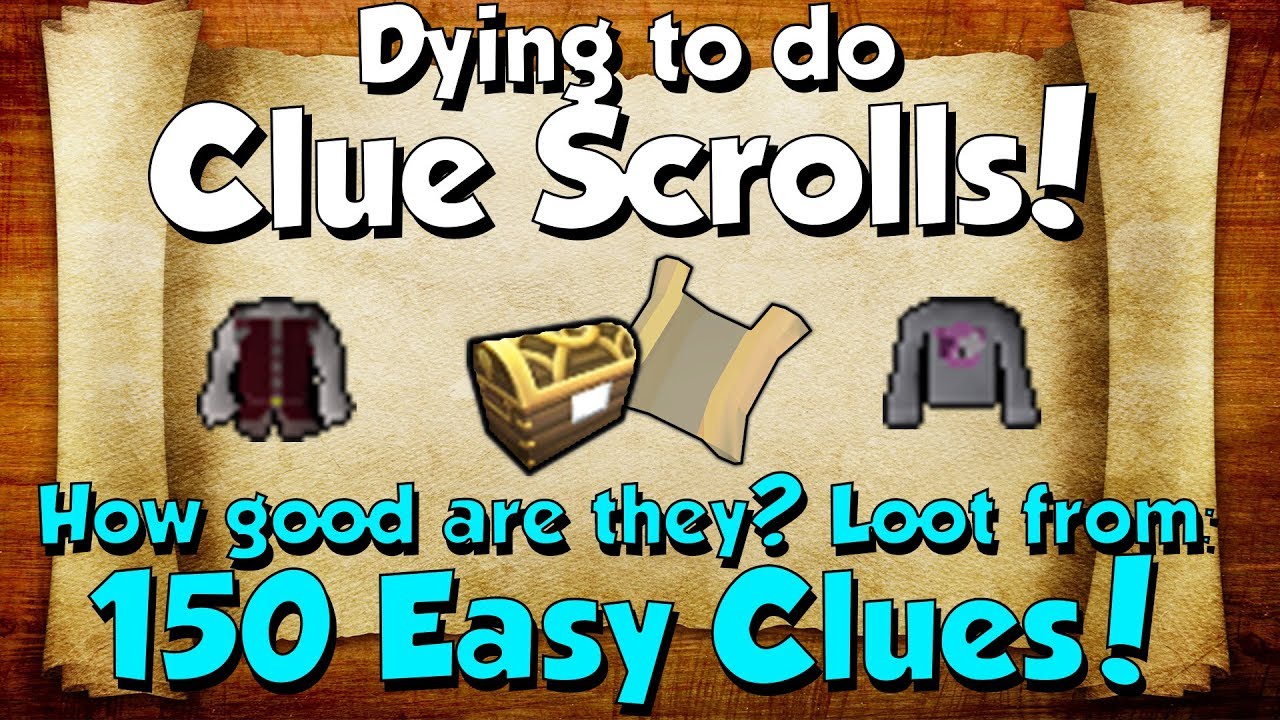 Loot From 150 Easy Clue Scrolls! Amazing GP! [Runescape 3] Dying to do Clues!