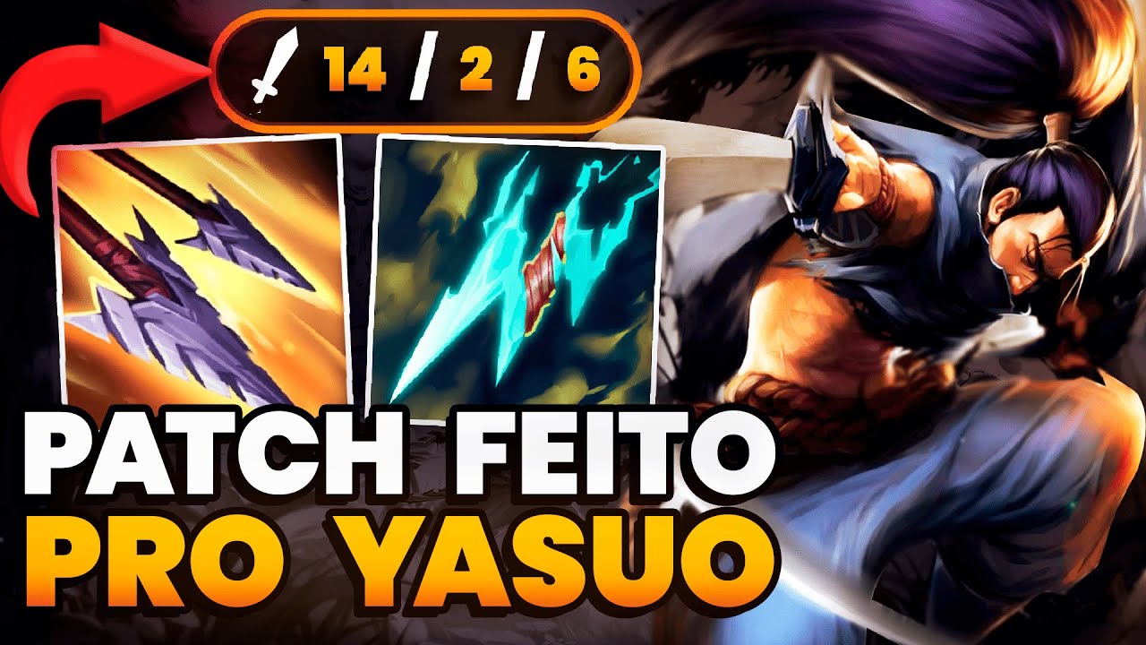NOVOS ITENS PRO YASUO FICAR IMPARÁVEL? A RIOT PROMETEU E FEZ: PATCH 14.22 É DO YASUO