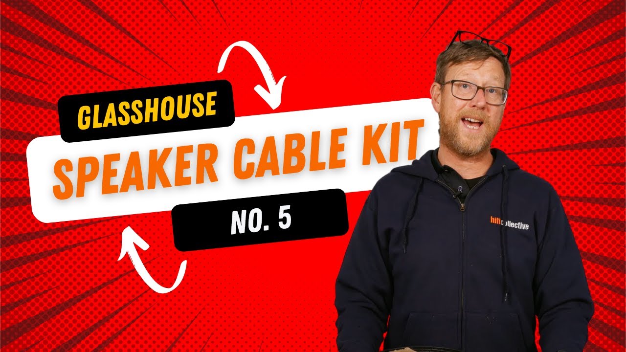 Glasshouse SPEAKER CABLE KIT No.5 (ft. MUNDORF Copper Foil and Cotton Sleeving)