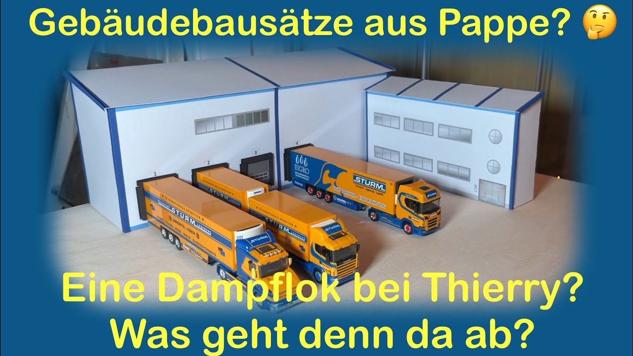 Ich habe eine Dampflok gekauft. 😱 Und noch schlimmer, Gebäudebausätze aus Pappe. 🤦🏻‍♂️😅
