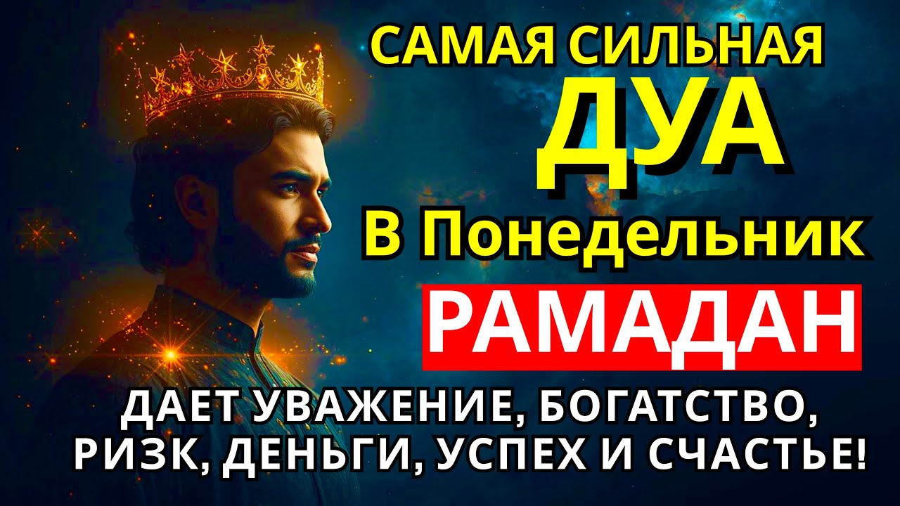 💕🤲❤️Дуа В понедельник Рамадан Очень сложные проблемы будут решены #дуа👆🔑💝