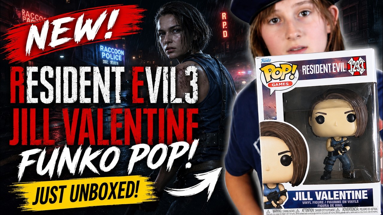 Lila Unboxes a New Jill Valentine Funko Pop!