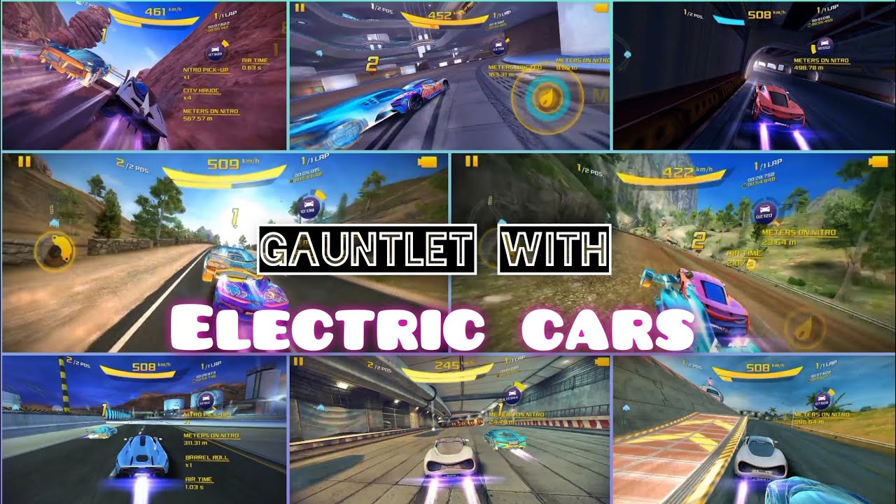 Asphalt 8 | Gauntlet with only Electric cars☢️