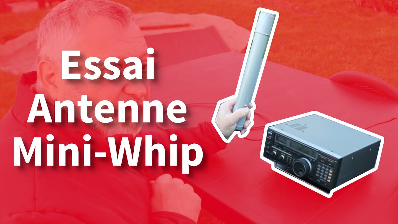 Essai de l'antenne mini whip + montage disque résistance