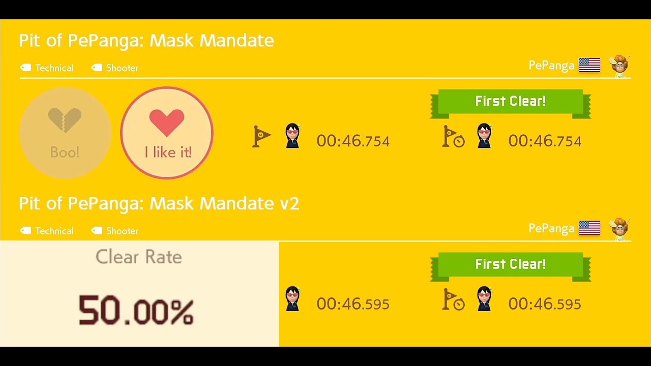 A 50% Clear Rate Panga Level Pog