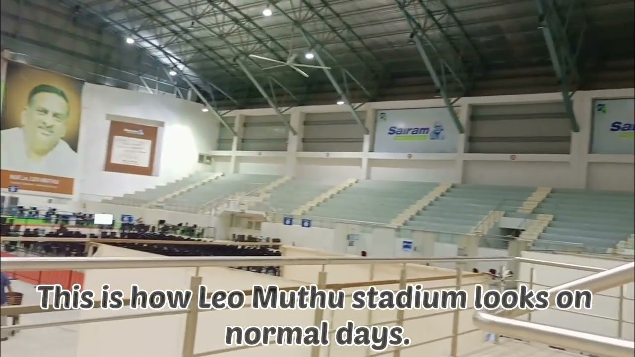 LEO MUTHU INDOOR STADIUM at Sri Sairam Engineering College campus Chennai #tamilmoviesaudiolaunch