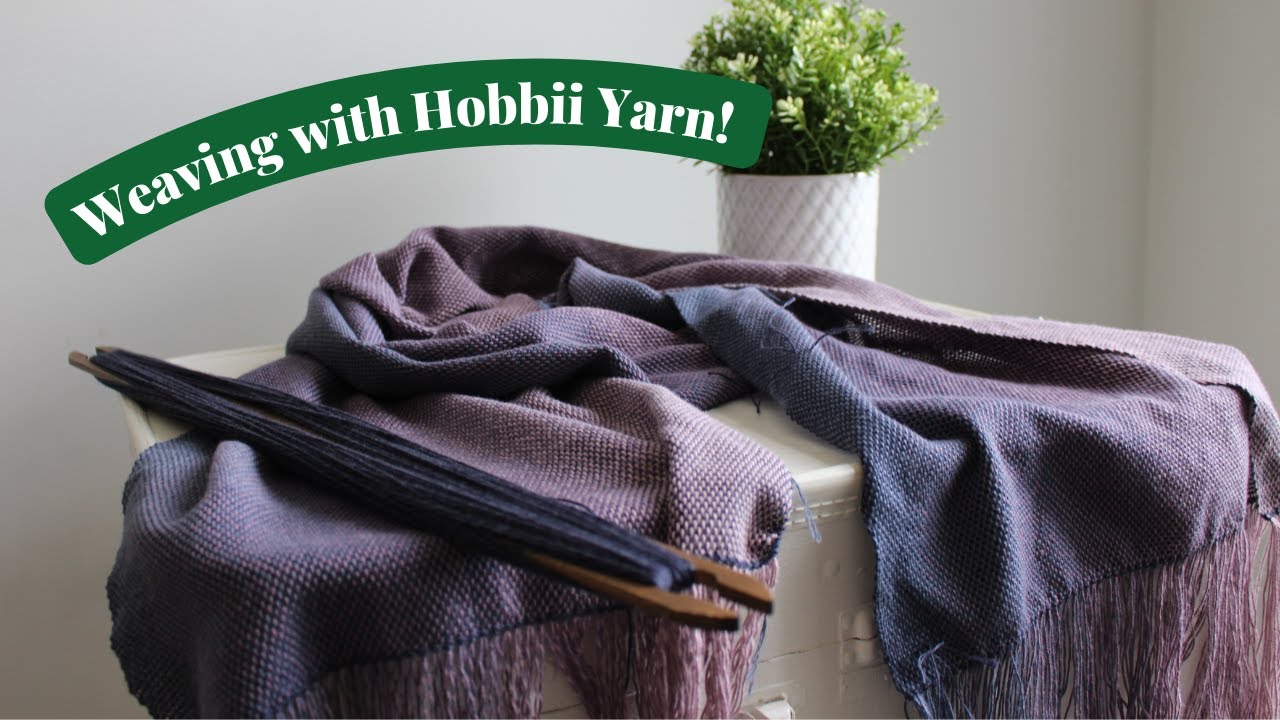 Плетение простого шарфа на моем ткацком станке Ashford Rigid Heddle и первый опыт работы с пряжей...