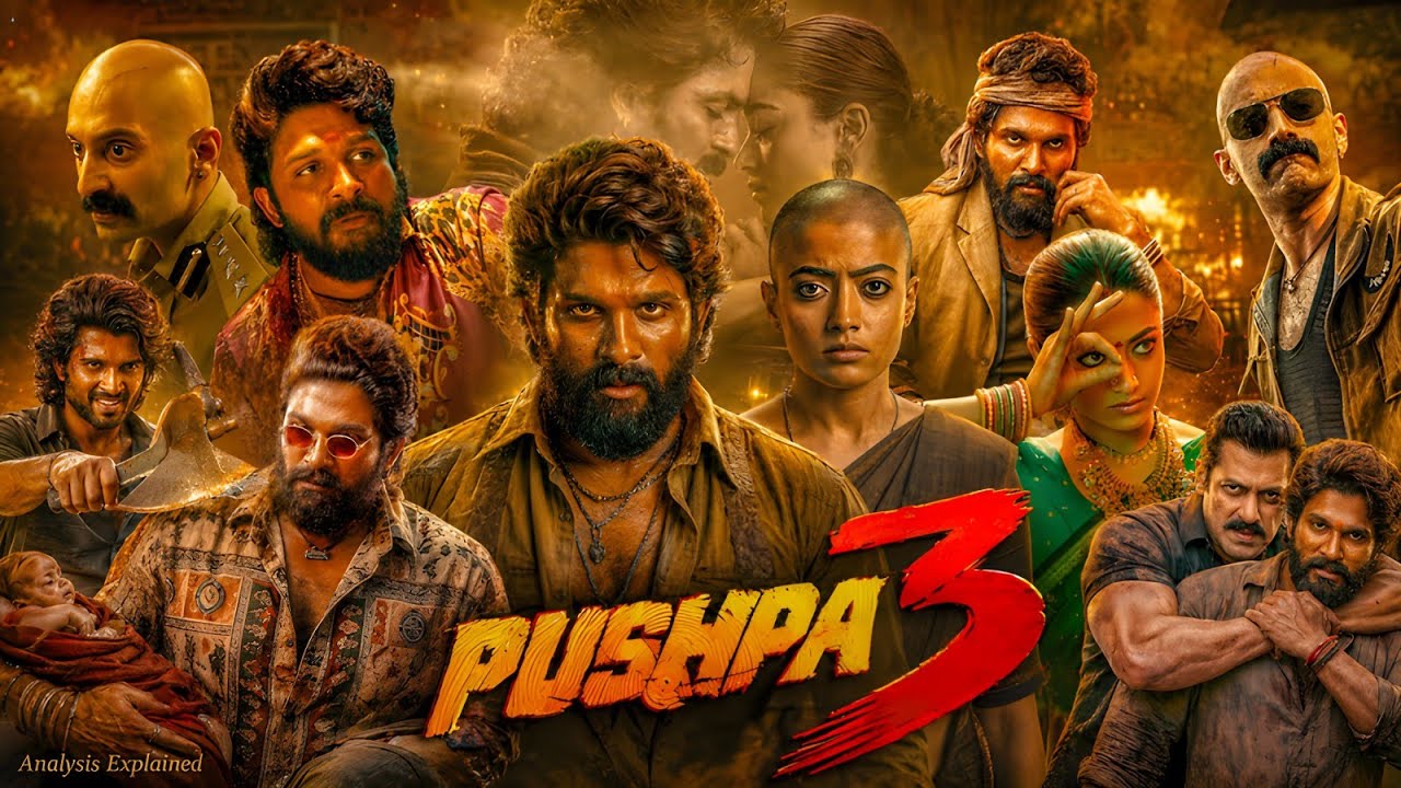 Pushpa 3 Full Movie 2026 | Allu Arjun | Rashmika Mandanna |  Blockbuster And Deep Analysis 