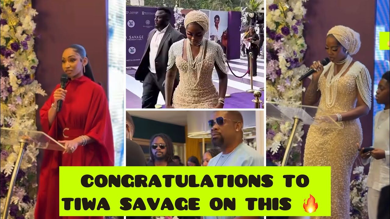 HIGHLIGHTS FROM TIWA SAVAGE MUSIC FOUNDATION GOT INTERNET BUZZING 🔥 SEYU TINUBU PRESENT#viral#trend
