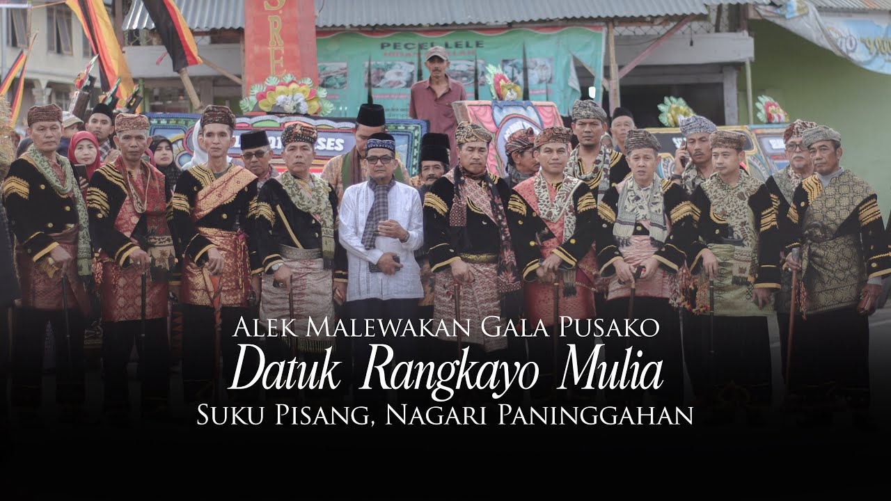 Alek Malewakan Gala Pusako, Datuk Rangkayo Mulia, Suku Pisang, Nagari Paninggahan