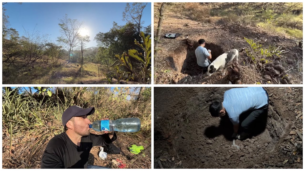 Projecto del pozo en busca de agua dia 3