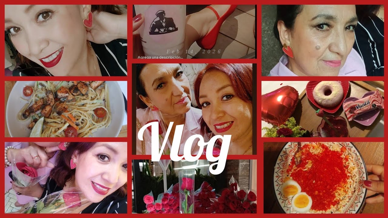Festejando San Valentín con mi mamá,fuimos a comer+ preparando ramen 🍜 🌶️ picante 