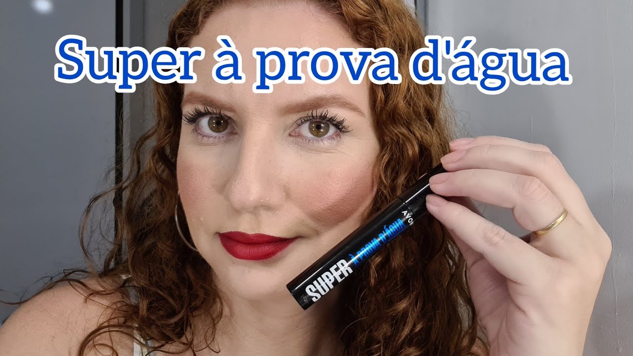 Super à Prova D'água Máscara para Cílios Avon