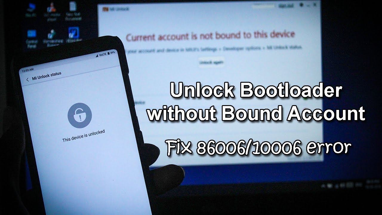 Redmi Note 5/Pro or Any Xiaomi Devic Unlock Bootloader without Bound Account [Fix 86006/10006 error]