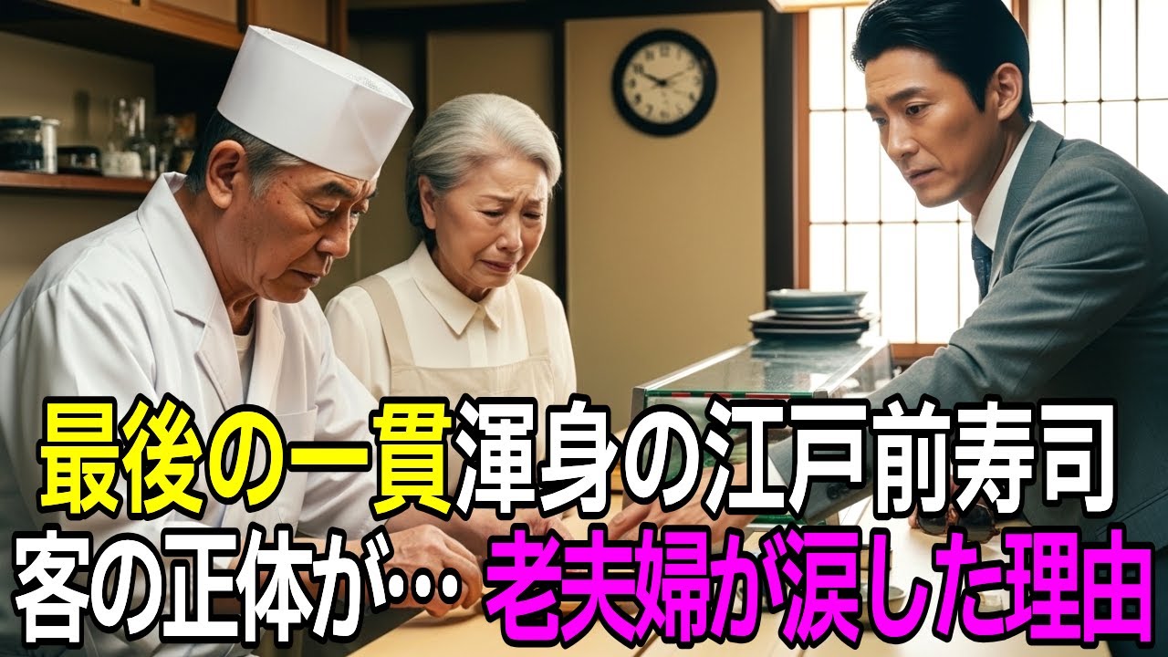 「金はいらん」廃業する寿司職人が握った最後の一貫。翌日、高級車で現れた男の意外すぎる正体に涙…