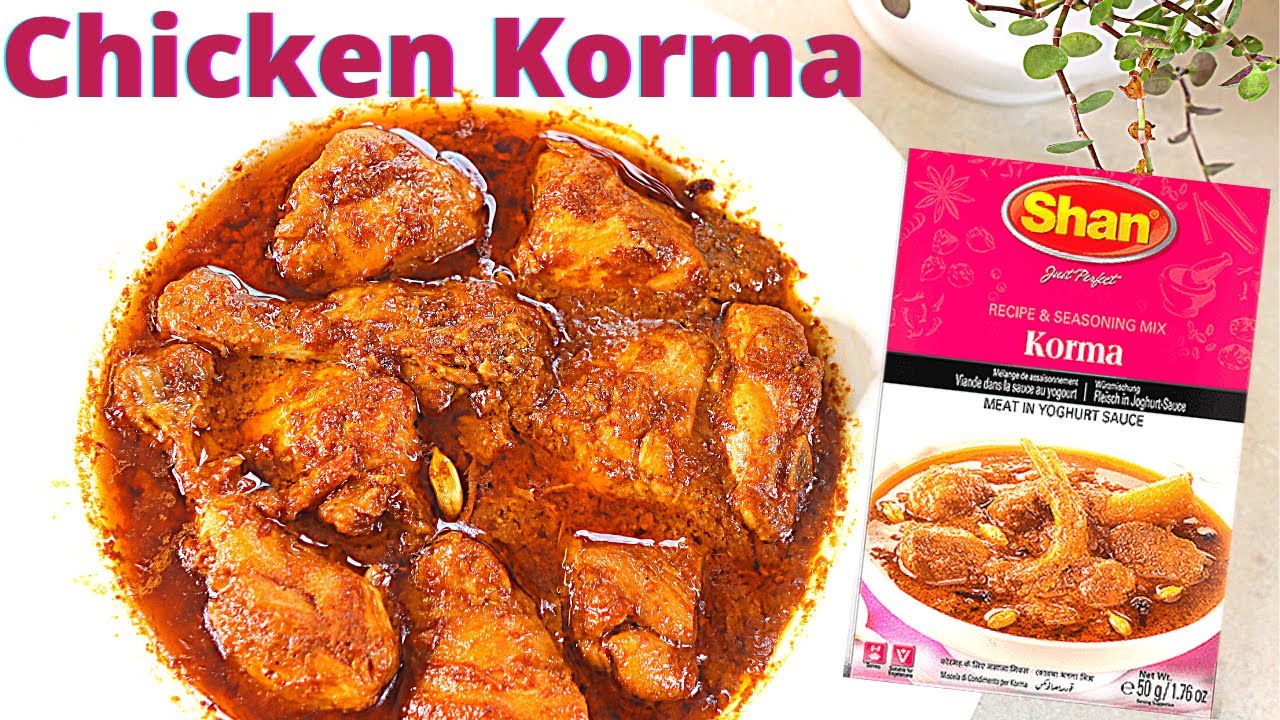 Shan Korma Recipe | Dawathon Wala 😋 Chicken Korma With Shan Masala | 5 Ingredient Recipe|Easy recipe