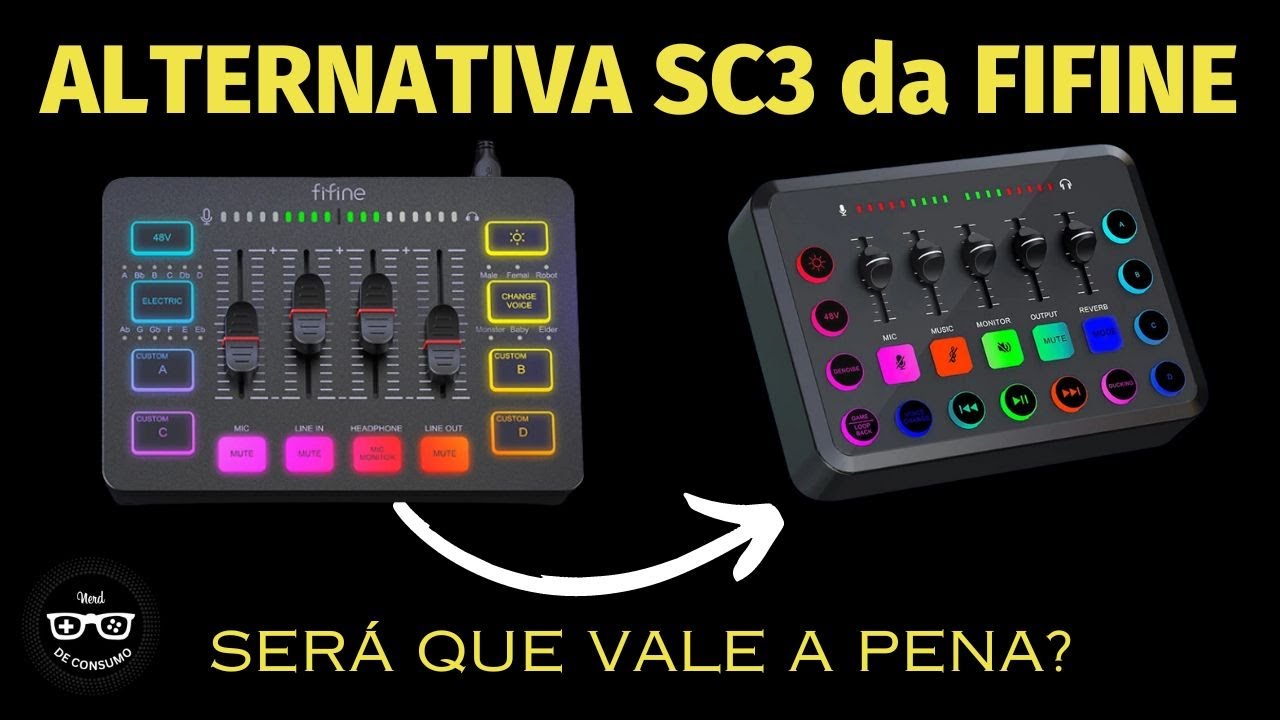Interface F11 Alternativa Ampligame SC3 Fifine