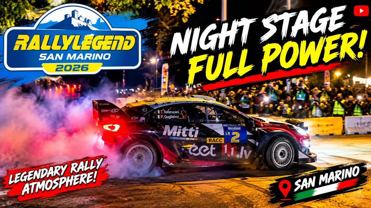 RALLYLEGEND 2026 🔥 NIGHT STAGE FULL ATTACK! | INSANE DRIFT & PURE RALLY ACTION 🇸🇲