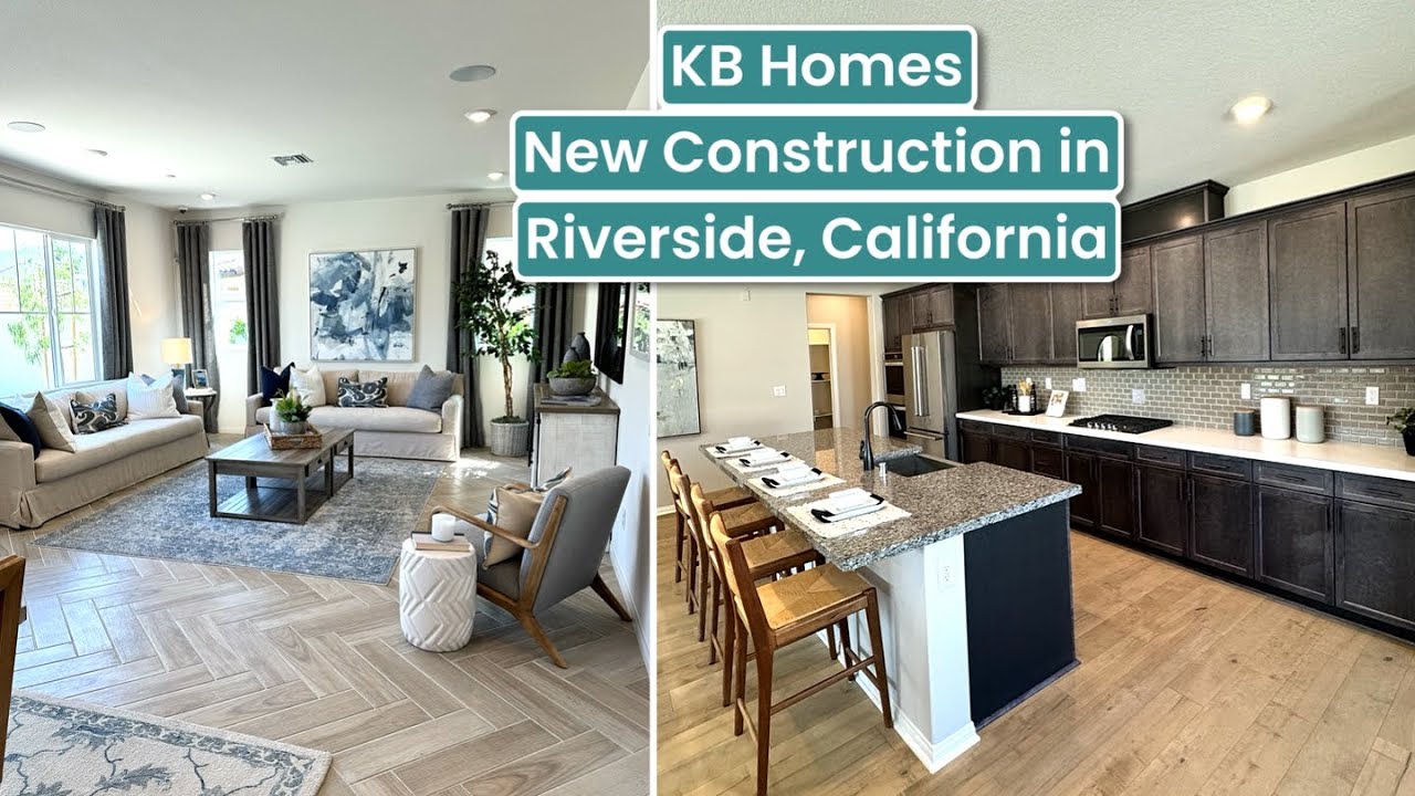Checking out KB Homes in Riverside, CA model homes new construction