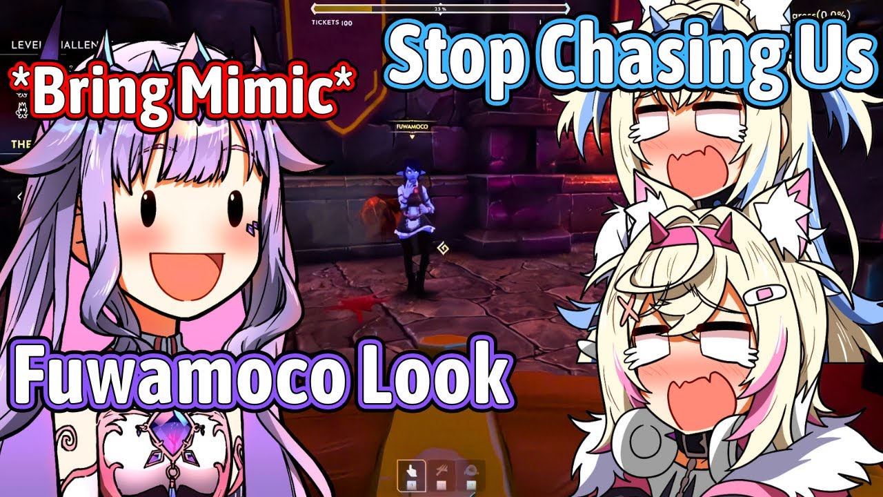Biboo Can't Stop Teasing Fuwamoco When She Got Mimic In Her Hand【Hololive EN】