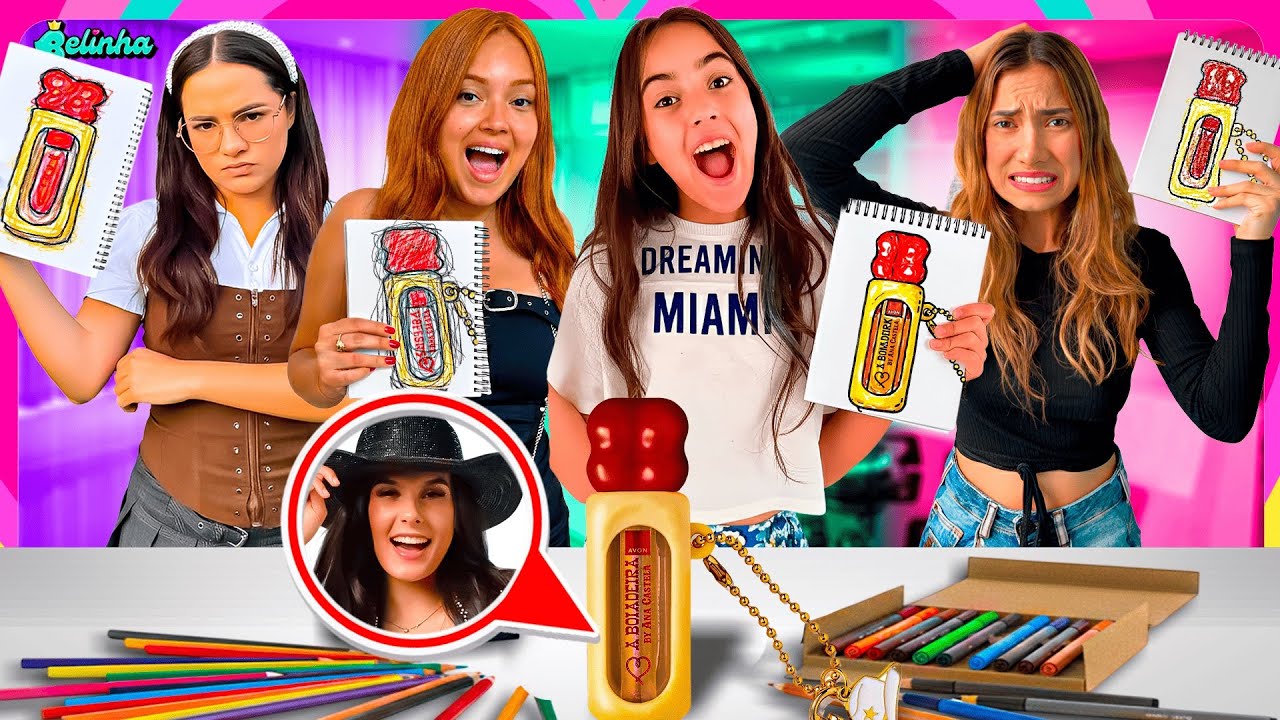 QUEM FIZER O MELHOR DESENHO DOS PRODUTOS DA ANA CASTELA VENCE