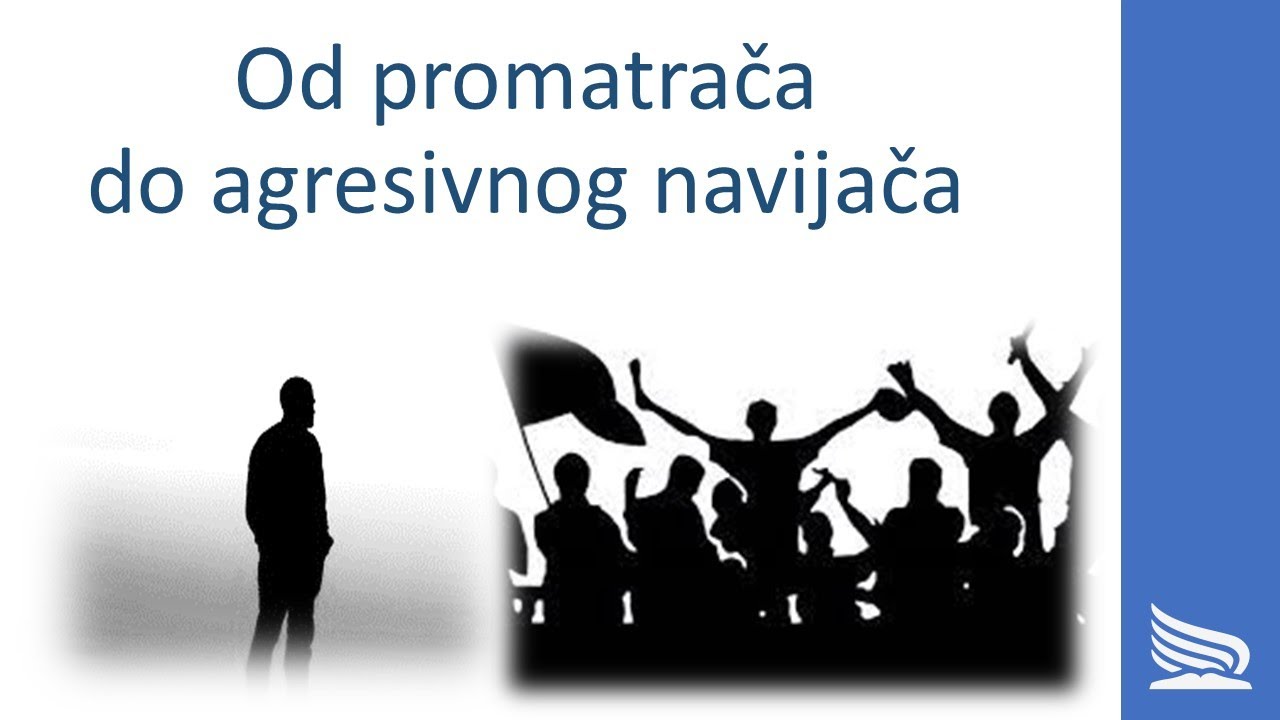 Od promatrača do agresivnog navijača - Mladen Aradski