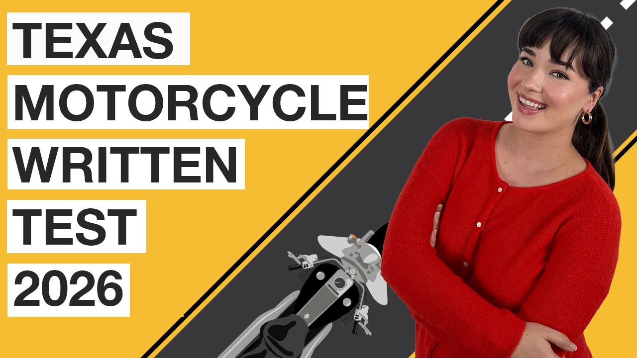 Texas Motorcycle Written Test 2026 (50 Questions with Explained Answers)