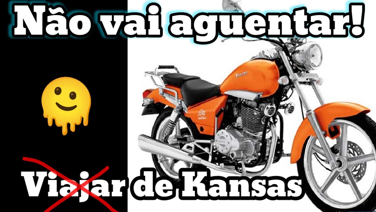 N&atilde;o viaje com Dafra Kansas 150