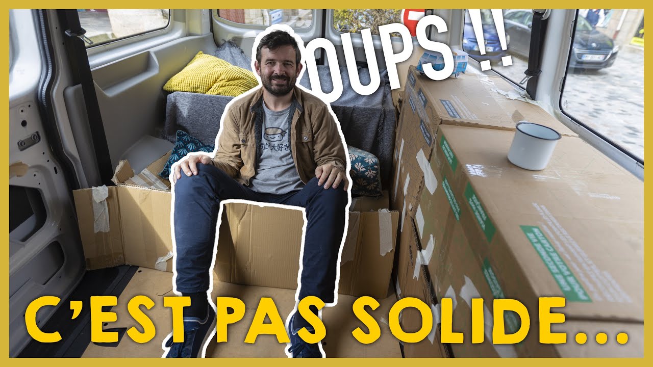 DES MEUBLES EN CARTON POUR LE VAN ?