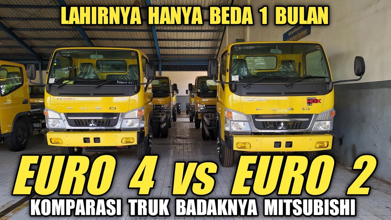 Mitsubishi Fuso Canter Super HDX Euro 4 vs Fuso Canter SHDX 6.6 Euro 2 #mitsubishicanter #canter