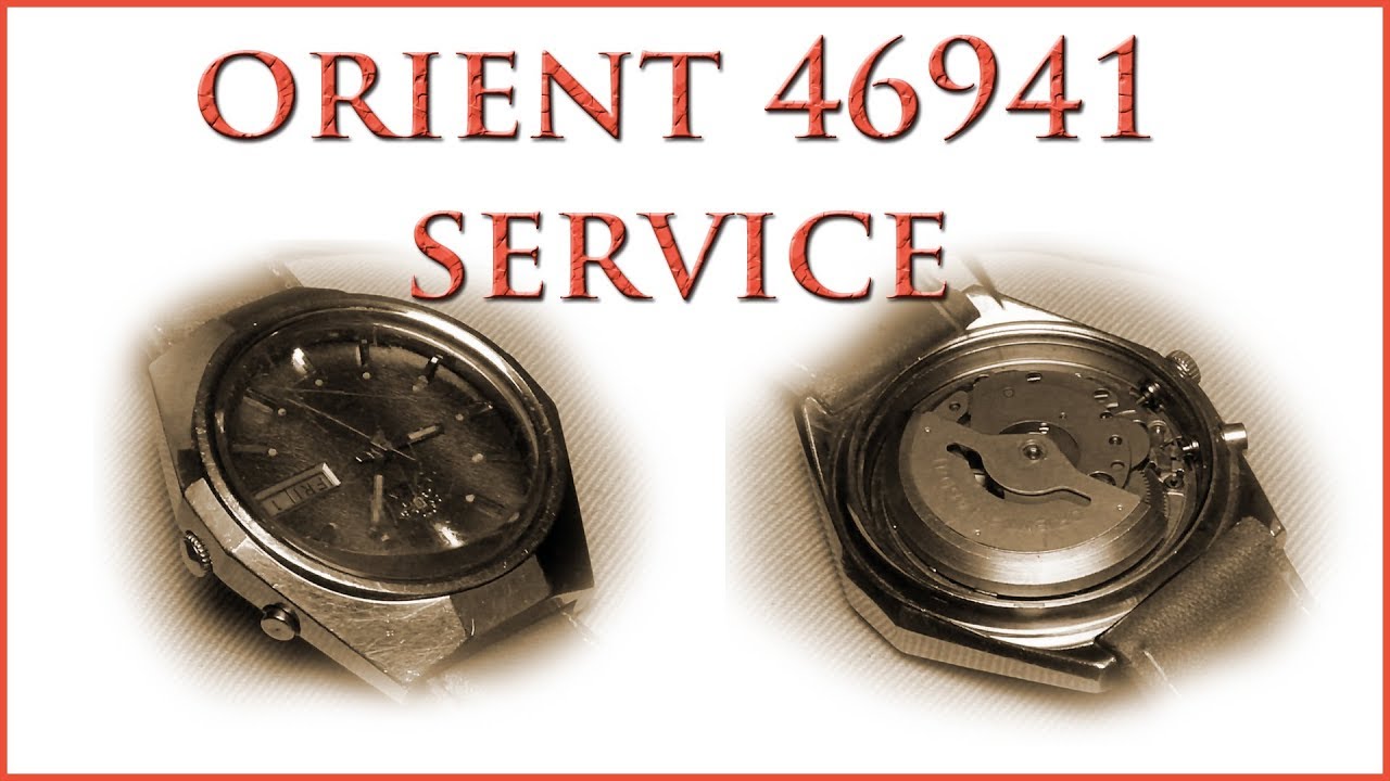 Orient 46941 Day Date Disassembly Service & Reassembly