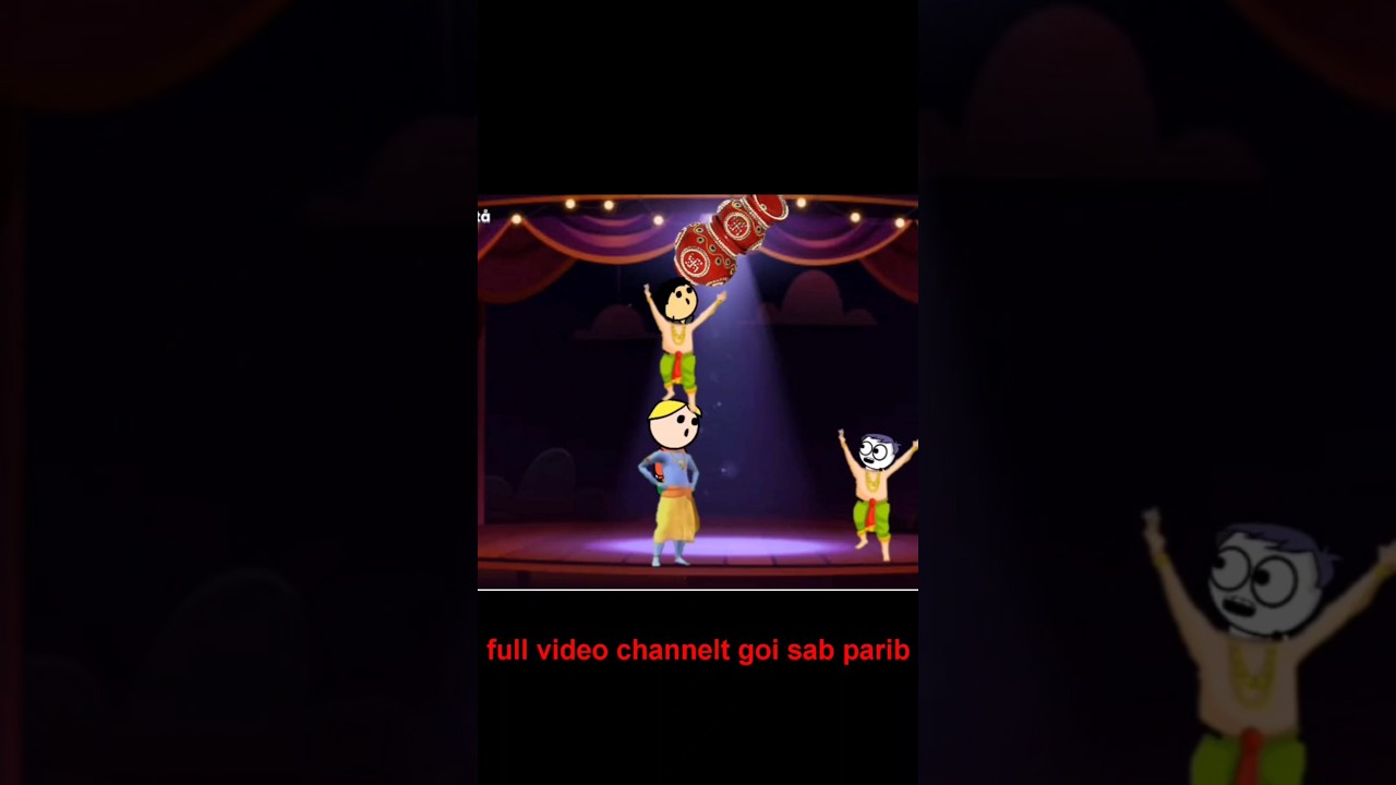 Krishna #shorts 😍 Assamese Cartoon video story Putukon AP mixture bhebela