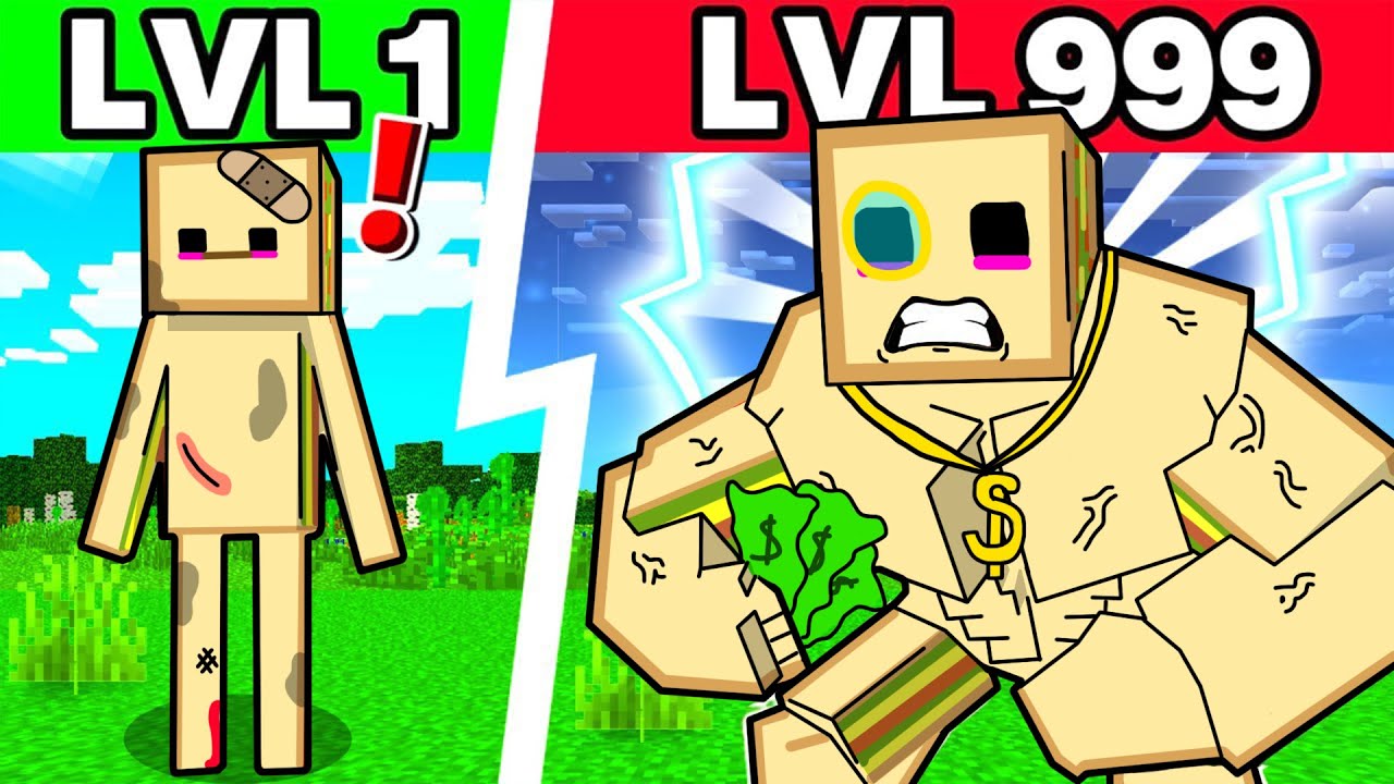 1 VS 9999 SEVİYE TOST! - Minecraft