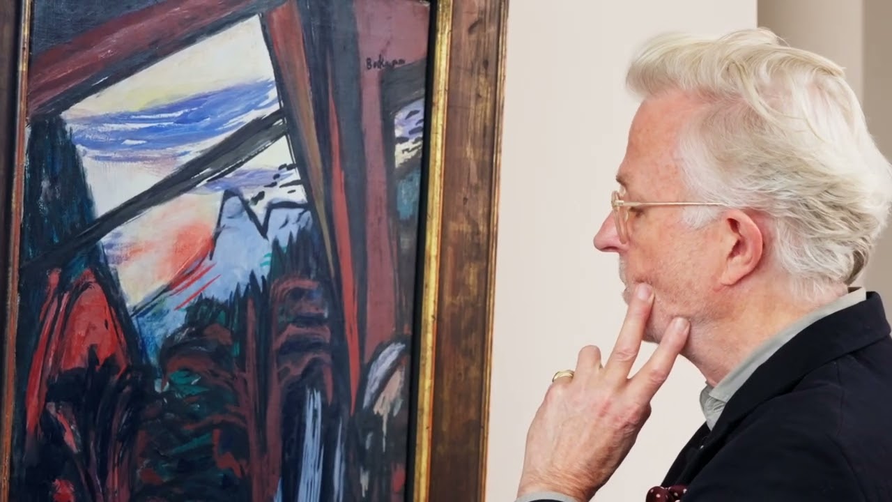 Art Expert explains 'Drahtseilbahn in Baden-Baden' by Max Beckmann - Ketterer Kunst