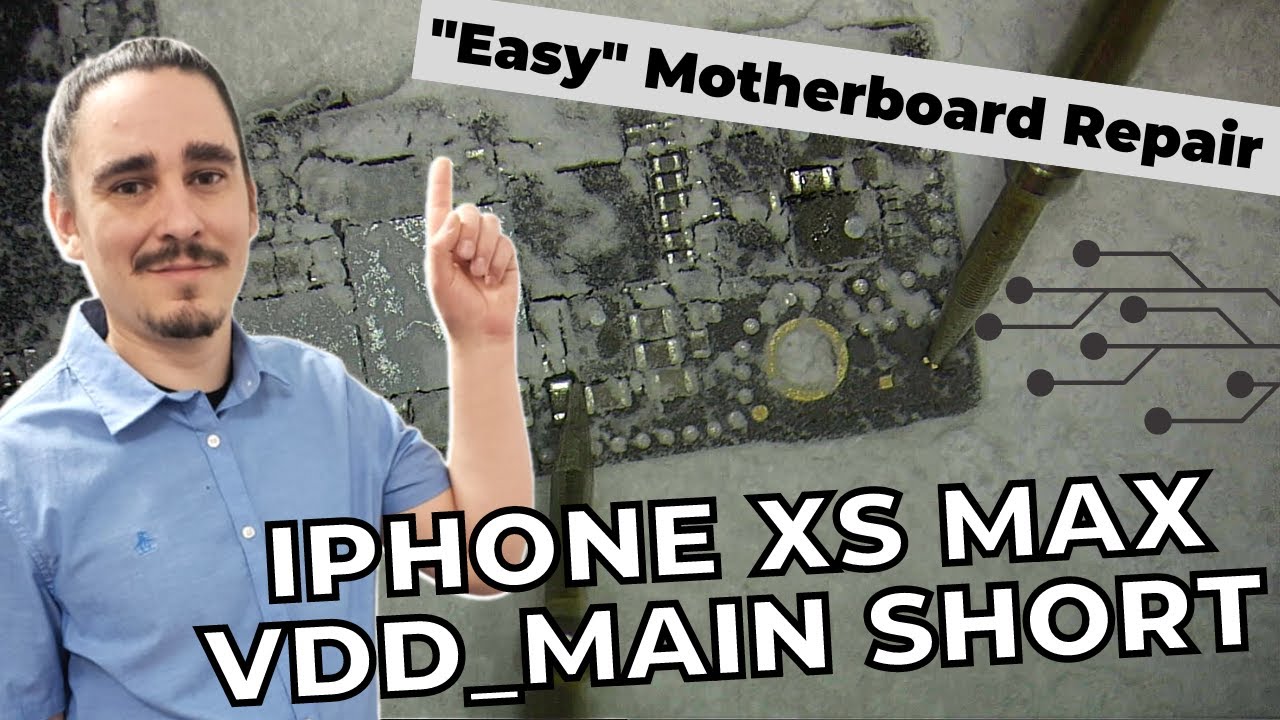 Flat Dead, Undamaged iPhone XS Max - How to solve a VDD_MAIN Short