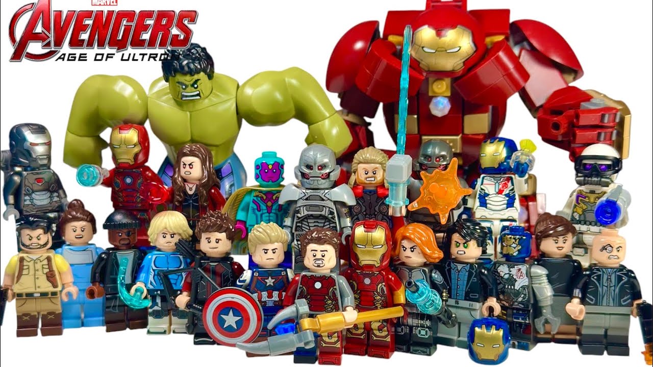 LEGO Avengers Age Of Ultron Collection / All Characters & How To Build Them!
